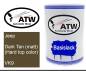 Preview: Jeep, Dark Tan (matt) (Hard top color), VK9: 500ml Lackdose, von ATW Autoteile West.